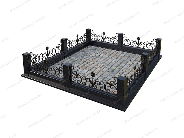 Кованая ограда КО-14